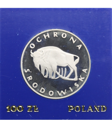 100 zł Żubr Ochrona środowiska 1977