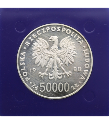 50000 złotych Piłsudski 70 rocznica niepodległości, wersja kolekcjonerska
