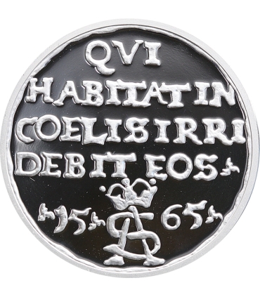 Replika Trojak szyderczy Zygmunta Augusta 1565, srebro Ag999, 15.5g