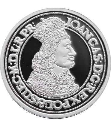 Replika talar gdański Jana II Kazimierza 1650, srebro Ag999, 15,5g