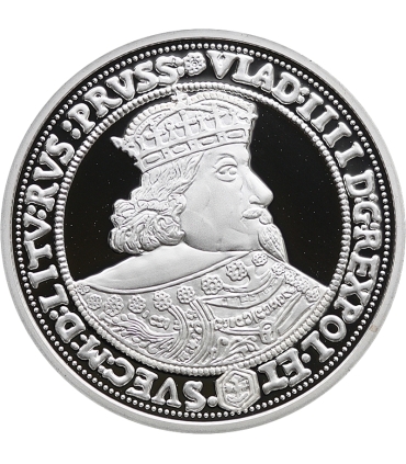 Replika - talar koronny Władysław IV Waza, srebro Ag999, 15,5g
