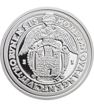 Replika talar Toruń 1632 (bezkrólewie), srebro Ag999, 15,5g