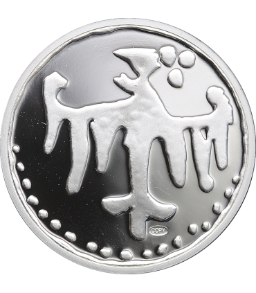 Replika denar Jadwiga Andegaweńska, srebro Ag999, 15,5g