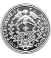 Replika talar elbląski 1671 Michał Korybut Wiśniowiecki, srebro Ag999, 15,5g