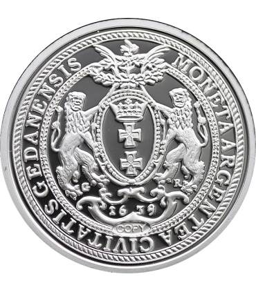 Replika talar Władysława IV Wazy 1639, srebro Ag999, 15,5g