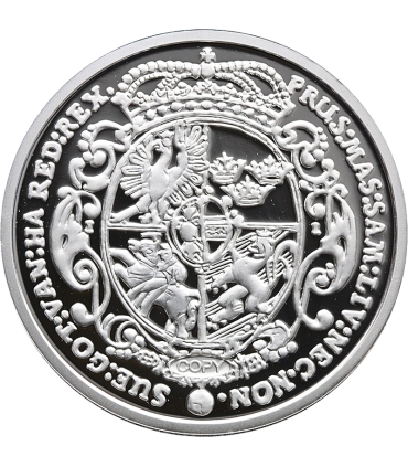 Replika talar Władysława IV Wazy, bez daty, Bydgoszcz, srebro Ag999, 15,5g
