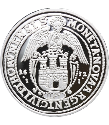 Replika talar Toruń 1632 Zygmunt III Waza, srebro Ag999, 15,5g