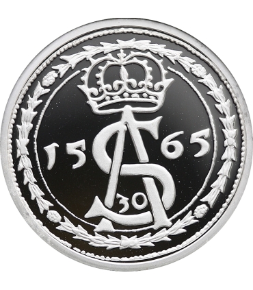 Replika półkopek litewski Zygmunta II Augusta 1565, srebro Ag999, 15,5g