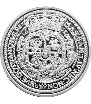 Replika talar Jan II Kazimierz 1661 Lwów, srebro Ag999, 15,5g