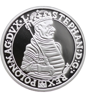 Replika talar koronny Stefana Batorego 1582, srebro Ag999, 15,5g