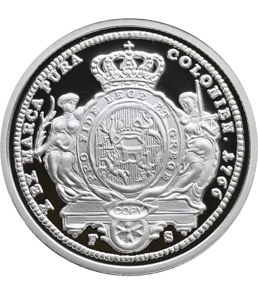 Replika talar Stanisława Augusta Poniatowskiego 1766, srebro Ag999, 15,5g