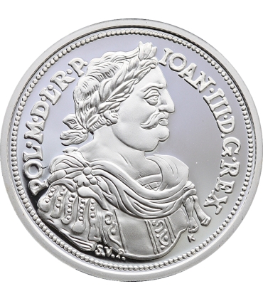 Replika talar koronny Jan III Sobieski, srebro Ag999, 15,5g
