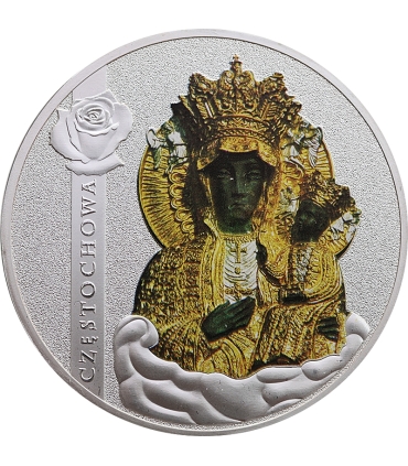 Medal Częstochowa Shrines of Europe 2011, posrebrzany, 50 mm, certyfikat