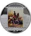 Medal Mazurek Dąbrowskiego 1797, Juliusz Kossak 2017, posrebrzany, 50 mm