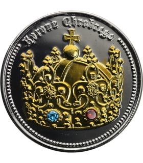 Medal Korona Bolesława Chrobrego, Europejskie korony, posrebrzany i złocony, 40 mm, certyfikat