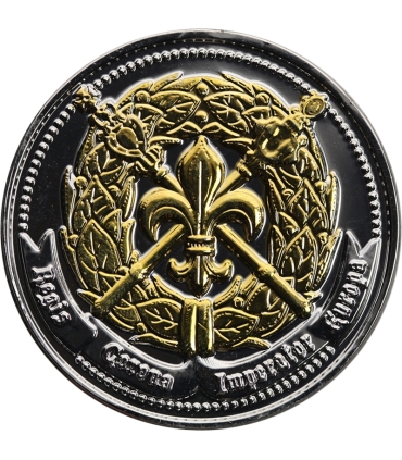 Medal Korona Bolesława Chrobrego, Europejskie korony, posrebrzany i złocony, 40 mm, certyfikat