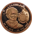 Medal Watykan Papież Leon XIII 2012 – złoto 585 Au, 0,5 g, certyfikat