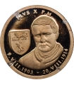 Medal Watykan Papież Pius X – Watykan, złoto Au 585, 0,5 g, certyfikat