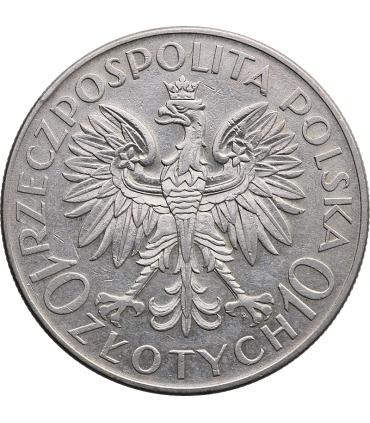 10 zł Jan III Sobieski 1933, stan 3+