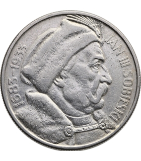 10 zł Jan III Sobieski 1933, stan 3+