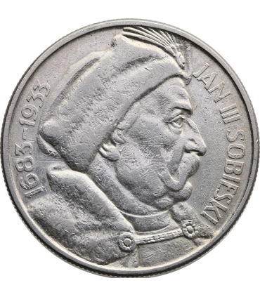 10 zł Jan III Sobieski 1933, stan 3+