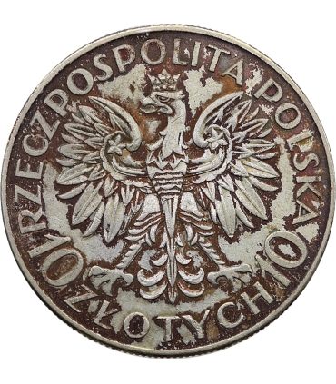 10 zł Jan III Sobieski 1933, stan 3+