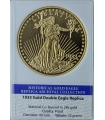 Replika 20 USD USA Gold Double Eagle 1933, pozłacana, 40 mm, 32 g, certyfikat, etui