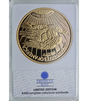 Replika, USA, 20 dolarów 1933, Double Eagle, 2012 r., certyfikat