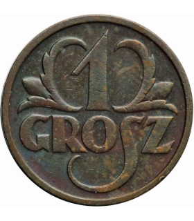 1 grosz 1936, stan 2+