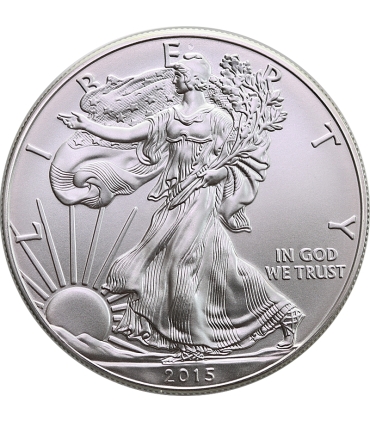 1 Dollar Liberty Orzeł 2015, 1 uncja srebro Ag 999 stan 1