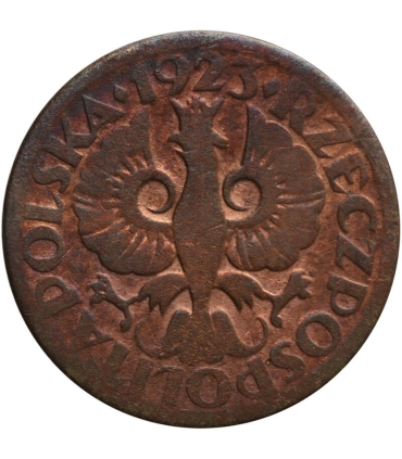 5 groszy 1923 rok, stan 3