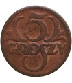 5 groszy 1923 rok, stan 3