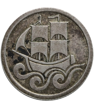 Wolne Miasto Gdańsk, 1/2 guldena 1923, stan 3