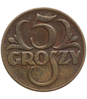 5 groszy 1930, stan 3