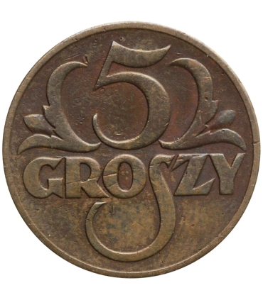 5 groszy 1930, stan 3