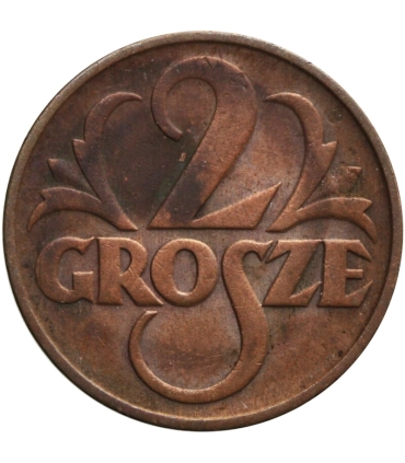 2 grosze II RP, 1936, stan 2
