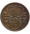 1 grosz 1934 rok, stan 3+