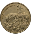2 zł GN, Wilk (łac. Canis lupus), Wilki