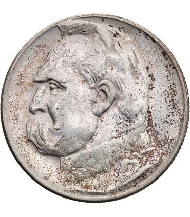 5 złotych Piłsudski Orzeł Strzelecki 1934, stan 3+
