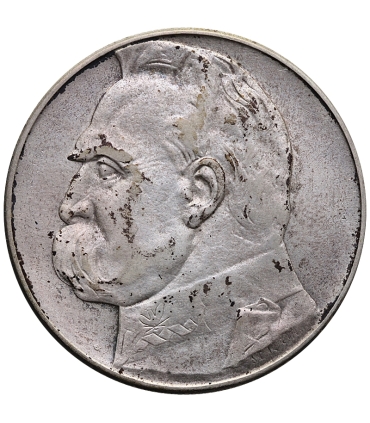 10 zł Piłsudski 1939, stan 3, rzadki rocznik