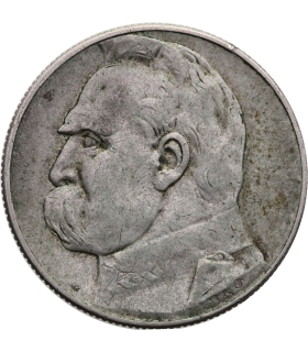 5 złotych Piłsudski 1934, stan 3+