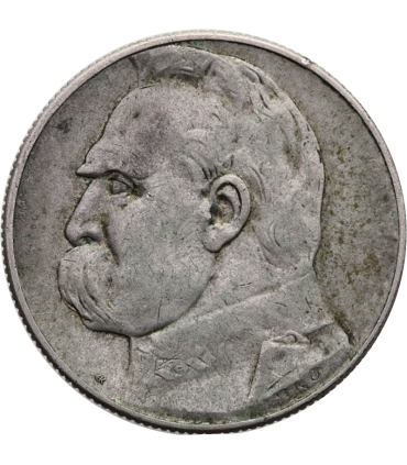 5 złotych Piłsudski 1934, stan 3+