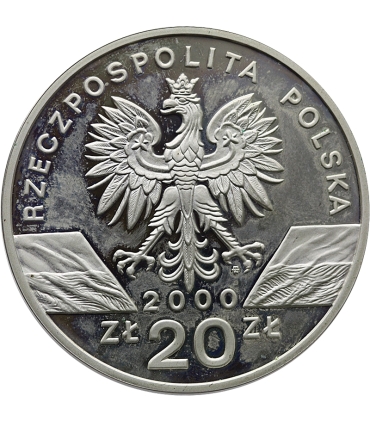 20 zł, Dudek (łac. Upupa epops)