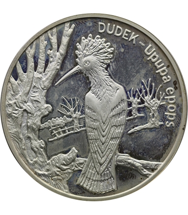 20 zł, Dudek (łac. Upupa epops)