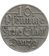 Wolne Miasto Gdańsk, 1923, 10 fenigów, stan 3