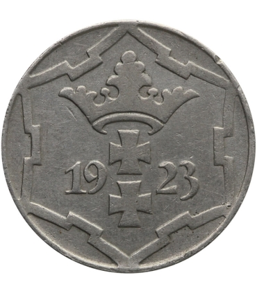 Wolne Miasto Gdańsk, 1923, 10 fenigów, stan 3