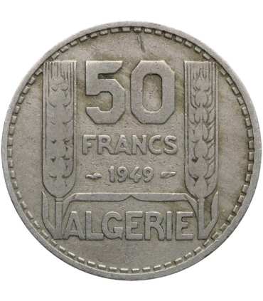 Algieria Francuska, 50 franków 1949 stany 3