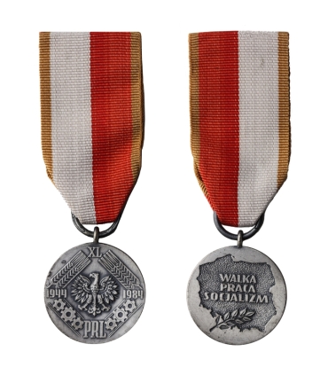 Medal 40-lecia Polski Ludowej + etui + legitymacja