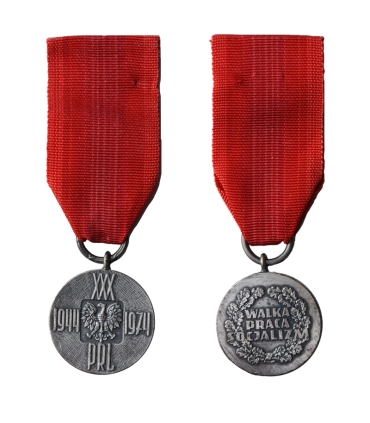 Medal 30-lecia Polski Ludowej + etui + legitymacja