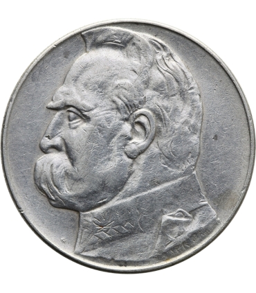 10 złotych Józef Piłsudski 1936, stan 3+
